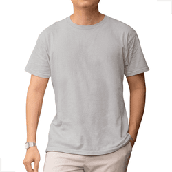 Camiseta Masculina Comum Cinza - Debora Ribeiro Bolsas