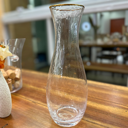 Decanter de Cristal com Fio de Ouro – 1,150 Litros... - DECORABI