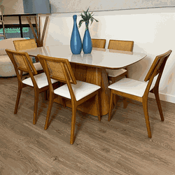 Conj. Mesa de Jantar Palace - Delana Design