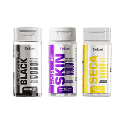 Combo Black Seca E Hair Skin - DELUXE 
