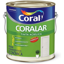 CORAL LATEX CORALAR BRANCO NEVE 3,600 ML - DEPOSITO CENTRAL 