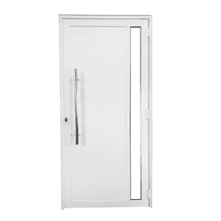 PORTA DE ALUMÍNIO MANUELA 210X80 MAXX PM006 - BRAN... - DEPOSITO CENTRAL 