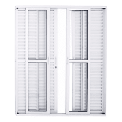 PORTA DE ALUMÍNIO BALCAO 6F 210X200 COM FECHADURA ... - DEPOSITO CENTRAL 
