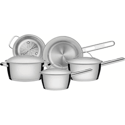JOGO PANELAS AÇO INOX 5 PEÇAS ALLEGRA - DEPOSITO CENTRAL 
