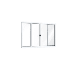 VITRO DE ALUMÍNIO DE CORRER COM VIDRO 100X150 A381... - DEPOSITO CENTRAL 