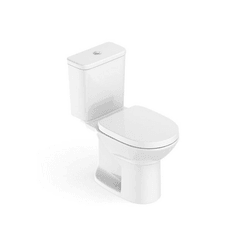 KIT BACIA COM CAIXA ACOPLADA DEBBA ROUND BRANCO - DEPOSITO CENTRAL 