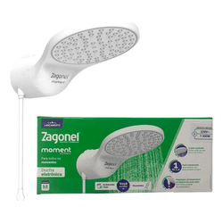 DUCHA ELETRONICA MOMENT BRANCO 220V 7500W ZAGONEL - DEPOSITO CENTRAL 