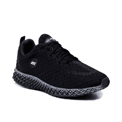 Tênis Academia Esportivo Preto e Cinza - KRN SHOES | Calçados Casuais