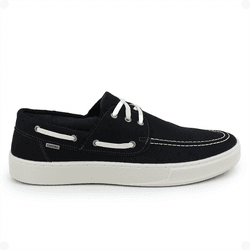 Dockside Casual Masculino Lona Preto - KRN SHOES | Calçados Casuais