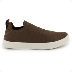 Tênis Masculino Knit Café - KRN SHOES | Calçados Casuais