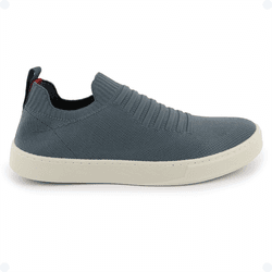 Tênis Masculino Knit Cinza Escuro - KRN SHOES | Calçados Casuais