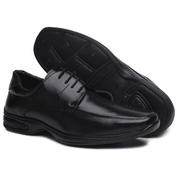 Sapato Social Masculino Comfort 3 Preto - Dhario Fashion 