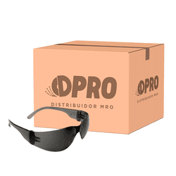 Kit 20 Óculos de Segurança Poli-Ferr Wave Fumê - Dpro Distribuidor