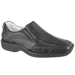 Sapato Social de Conforto Masculino Anatomico Preto - Diconfort Calçados | Calçados confortáveis e anatômicos