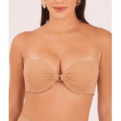 SUTIÃ BUSTIÊ COM BOJO CONCHA CHOCOLATE - Dilady Lingerie