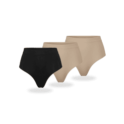 COMBO TRIO DE CALCINHAS FIO DENTAL ZERO BARRIGA PR... - Dilady Lingerie