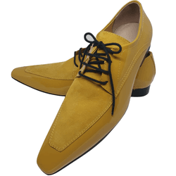 Sapato Masculino Italiano em Couro Social Executiv... - Di Paolo Sapatos Masculinos