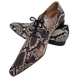 Sapato Masculino Italiano em Couro Social Executiv... - Di Paolo Sapatos Masculinos