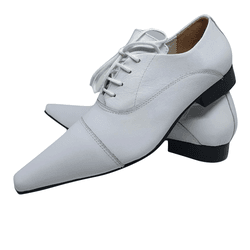 Sapato Masculino Italiano em Couro Social Executiv... - Di Paolo Sapatos Masculinos