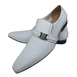 Sapato Masculino Italiano em Couro Social Executiv... - Di Paolo Sapatos Masculinos