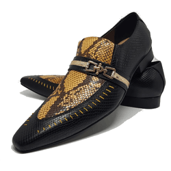 Sapato Masculino Italiano em Couro Social Executiv... - Di Paolo Sapatos Masculinos