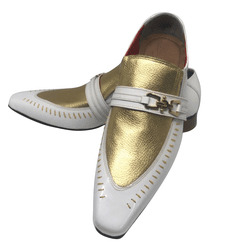 Sapato Masculino Italiano em Couro Social Executiv... - Di Paolo Sapatos Masculinos