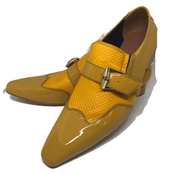Sapato Masculino Italiano em Couro Social Executiv... - Di Paolo Sapatos Masculinos