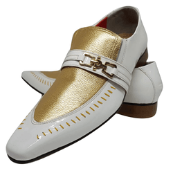 Sapato Masculino Italiano em Couro Social Executiv... - Di Paolo Sapatos Masculinos