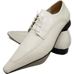 Sapato Masculino Italiano em Couro Social Executiv... - Di Paolo Sapatos Masculinos