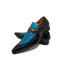 Sapato Masculino Italiano em Couro Social Executiv... - Di Paolo Sapatos Masculinos