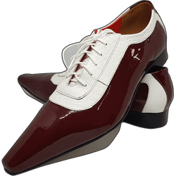 Sapato Masculino Italiano em Couro Social Executiv... - Di Paolo Sapatos Masculinos