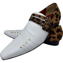 Sapato Masculino Italiano em Couro Social Executiv... - Di Paolo Sapatos Masculinos