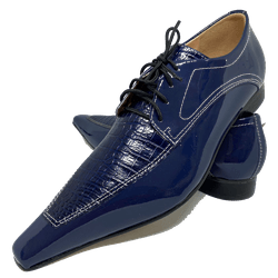 Sapato Masculino Italiano em Couro Social Executiv... - Di Paolo Sapatos Masculinos