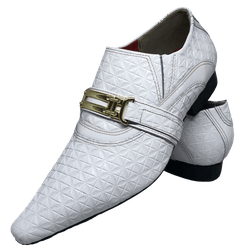 Sapato Masculino Italiano em Couro Social Executiv... - Di Paolo Sapatos Masculinos