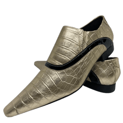 Sapato Masculino Italiano em Couro Social Executiv... - Di Paolo Sapatos Masculinos