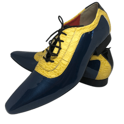 Sapato Masculino Italiano em Couro Social Executiv... - Di Paolo Sapatos Masculinos