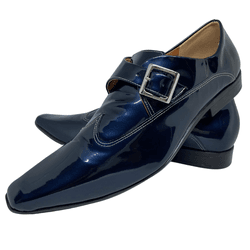 Sapato Masculino Italiano em Couro Social Executiv... - Di Paolo Sapatos Masculinos