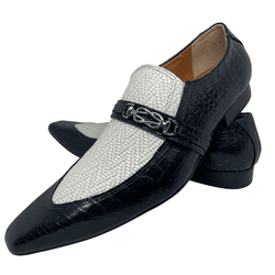 Sapato Masculino Italiano em Couro Social Executiv... - Di Paolo Sapatos Masculinos