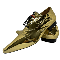 Sapato Masculino Italiano em Couro Social Executiv... - Di Paolo Sapatos Masculinos