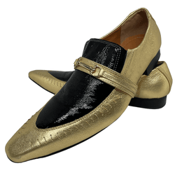 Sapato Masculino Italiano em Couro Social Executiv... - Di Paolo Sapatos Masculinos