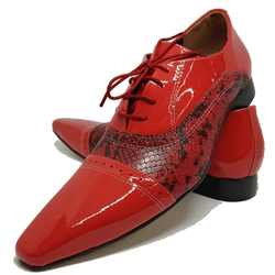 Sapato Masculino Italiano em Couro Social Executiv... - Di Paolo Sapatos Masculinos