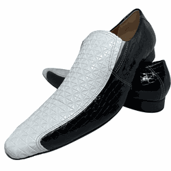 Mocassim em Couro Fly Preto Estrelado Branco Laka ... - Di Paolo Sapatos Masculinos