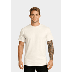 Camiseta Algodão Lisa - Off White - CAMISA-OFFWHIT... - Distribuidor de Camisetas