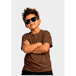 Camiseta Infantil - Marrom - CAMISETA-INF-MARROM - Distribuidor de Camisetas