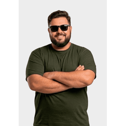 Camiseta Plus Size - Verde - COMISETA-PLUS-VERDE - Distribuidor de Camisetas