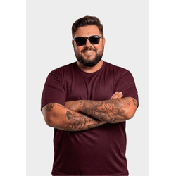 Camiseta Dry-Fit Plus Size - Bordo - DRYFIT-PLUS-B... - Distribuidor de Camisetas