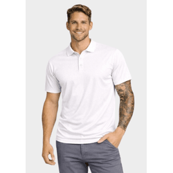 Camiseta Polo Masculina - Branco - POLO-BRANCO - Distribuidor de Camisetas