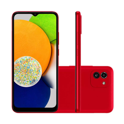 Samsung Galaxy A03, 64GB, 4GB RAM - Vemelho - 089 - DISTRIBUIDORDECELULARES