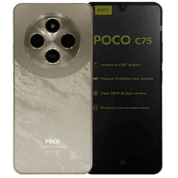 Xiaomi Poco C75 256gb 8gb ram Gold - 001 - DISTRIBUIDORDECELULARES