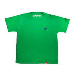 CAMISETA D'JANGUS BASE VERDE BOI AZUL BORDADO - DJANGUS WEST